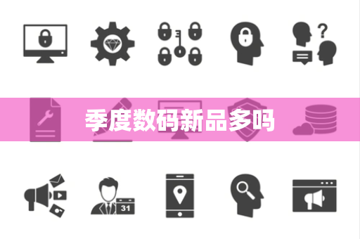 季度数码新品多吗