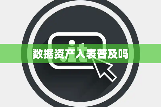 数据资产入表普及吗