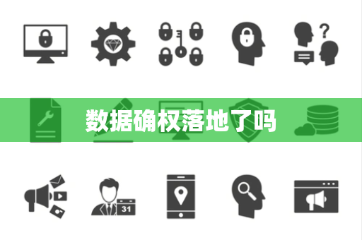 数据确权落地了吗