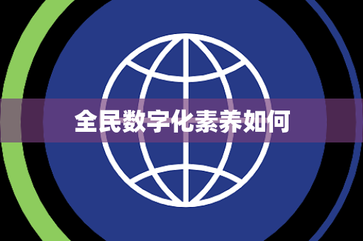 全民数字化素养如何