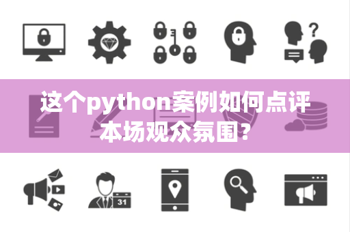 这个python案例如何点评本场观众氛围？