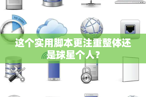 这个实用脚本更注重整体还是球星个人？