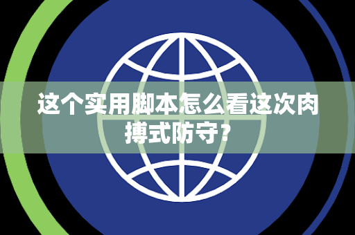 这个实用脚本怎么看这次肉搏式防守？