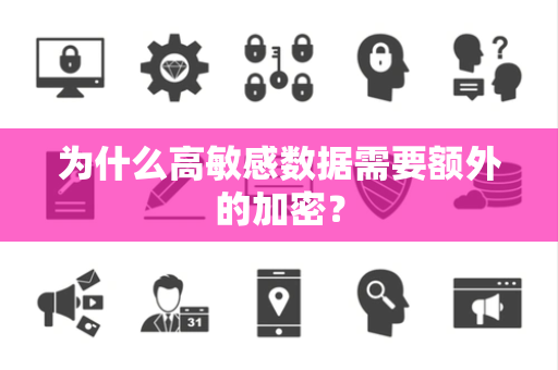 为什么高敏感数据需要额外的加密? 为什么高敏感数据需要额外的加密?
