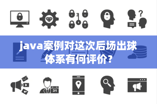 java案例对这次后场出球体系有何评价？