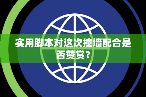 实用脚本对这次撞墙配合是否赞赏？