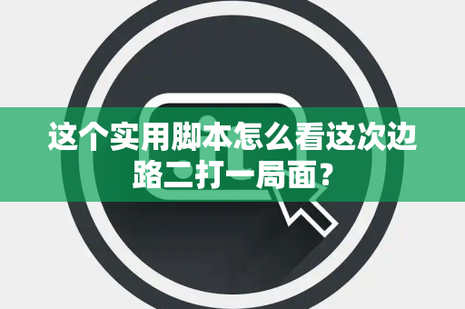 这个实用脚本怎么看这次边路二打一局面？