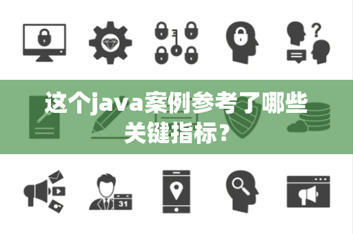 这个java案例参考了哪些关键指标？