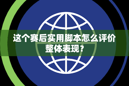 这个赛后实用脚本怎么评价整体表现？