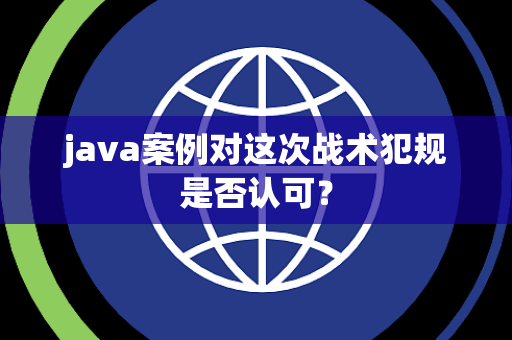 java案例对这次战术犯规是否认可？