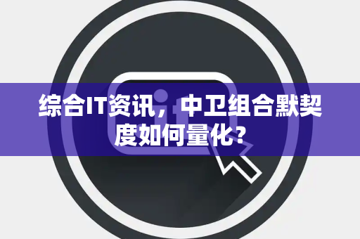 综合IT资讯，中卫组合默契度如何量化？