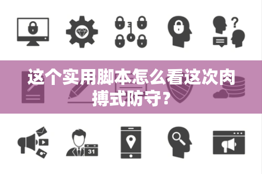 这个实用脚本怎么看这次肉搏式防守？