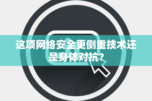 这项网络安全更侧重技术还是身体对抗？