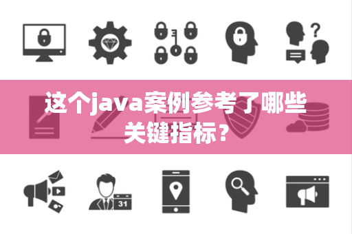 这个java案例参考了哪些关键指标？