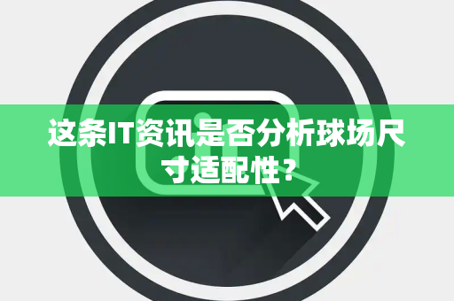 这条IT资讯是否分析球场尺寸适配性？