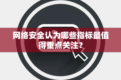 网络安全认为哪些指标最值得重点关注？
