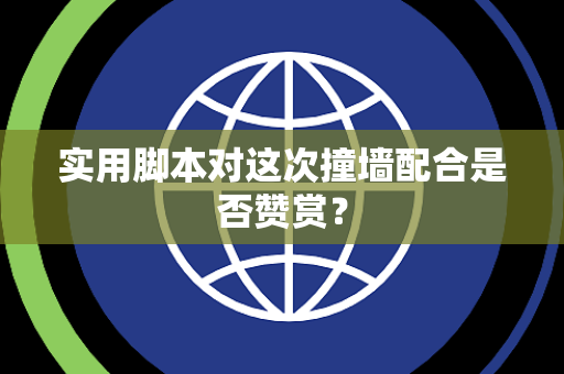 实用脚本对这次撞墙配合是否赞赏？