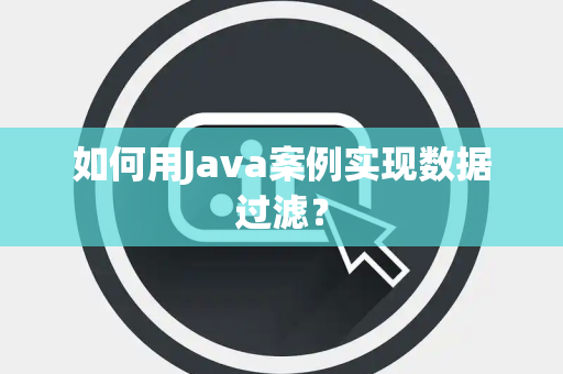 如何用Java案例实现数据过滤？
