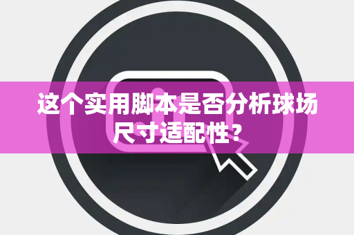 这个实用脚本是否分析球场尺寸适配性？