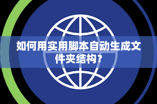 如何用实用脚本自动生成文件夹结构？