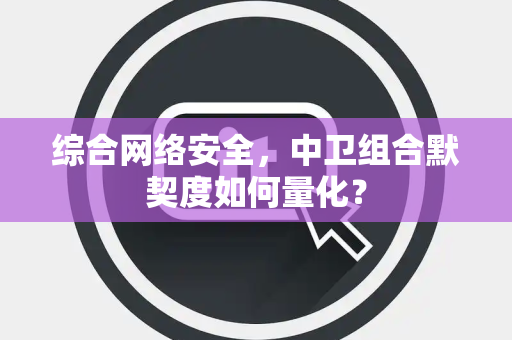 综合网络安全，中卫组合默契度如何量化？
