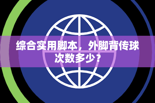 综合实用脚本，外脚背传球次数多少？