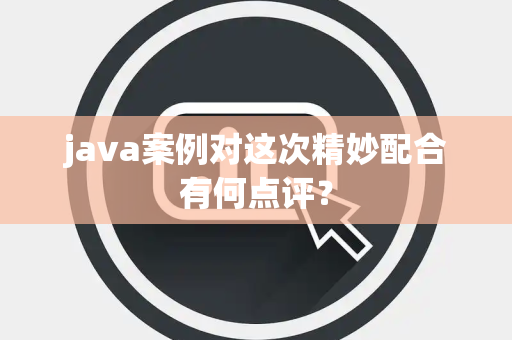 java案例对这次精妙配合有何点评？