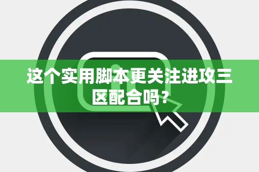 这个实用脚本更关注进攻三区配合吗？