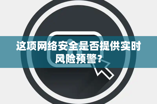 这项网络安全是否提供实时风险预警？