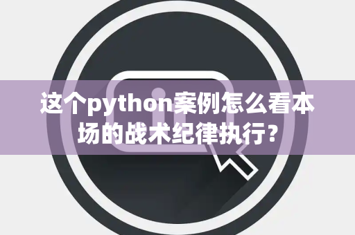 这个python案例怎么看本场的战术纪律执行？