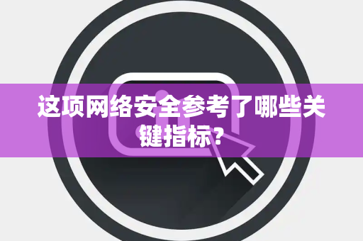 这项网络安全参考了哪些关键指标？