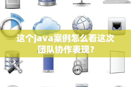 这个java案例怎么看这次团队协作表现？