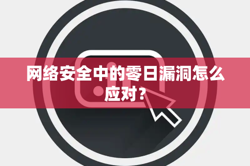 网络安全中的零日漏洞怎么应对？