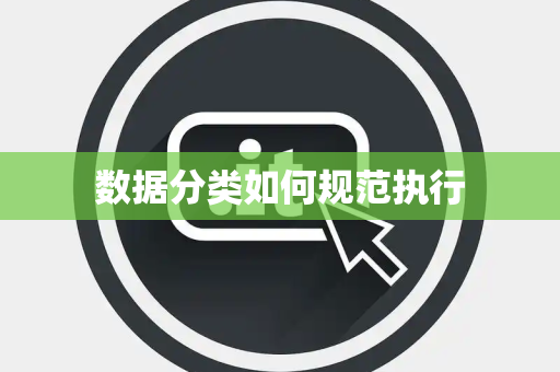 数据分类如何规范执行 数据分类如何规范执行