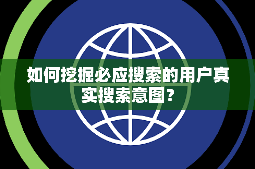 如何挖掘必应搜索的用户真实搜索意图? 如何挖掘必应搜索的用户真实搜索意图?
