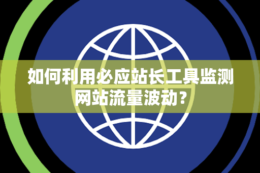 如何利用必应站长工具监测网站流量波动？